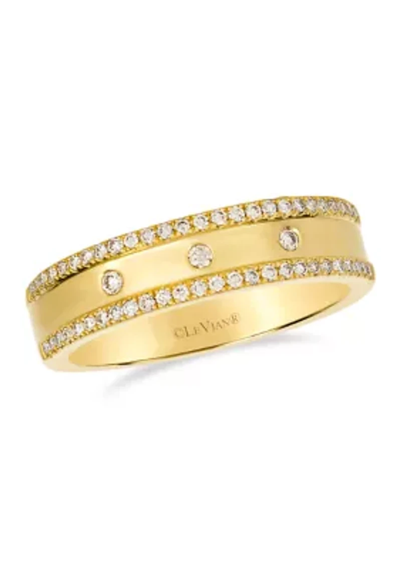 Ring featuring 1/4 ct. t.w. Nude Diamonds™ set in 14K Honey Gold™