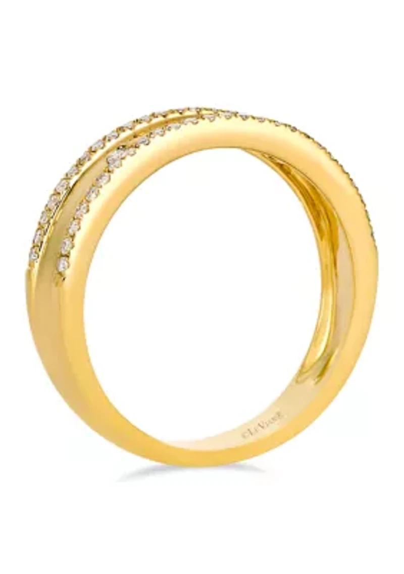 Ring featuring 1/4 ct. t.w. Nude Diamonds™ set in 14K Honey Gold™