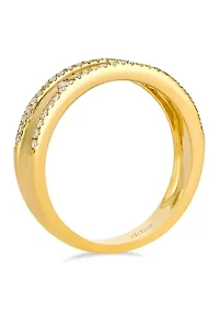 Ring featuring 1/4 ct. t.w. Nude Diamonds™ set in 14K Honey Gold™