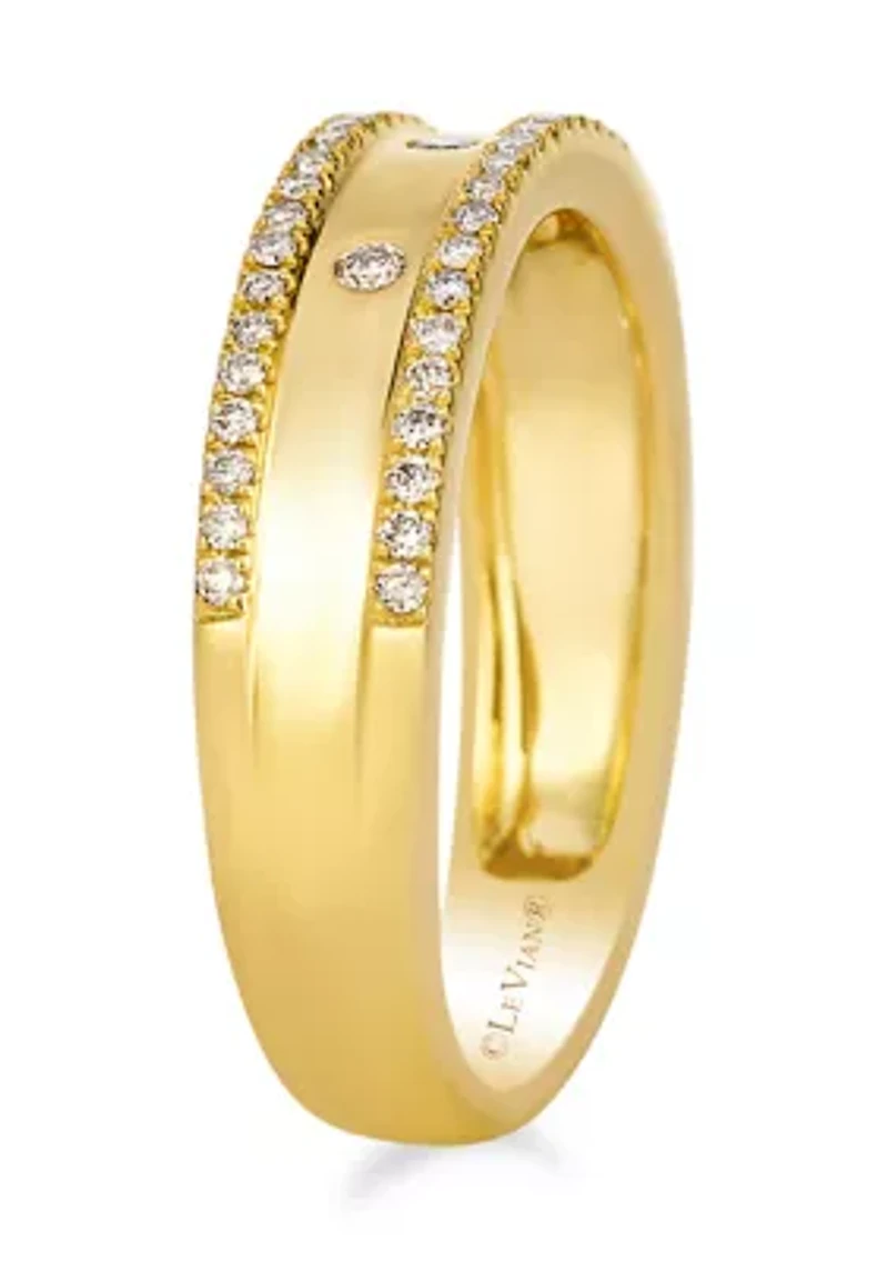 Ring featuring 1/4 ct. t.w. Nude Diamonds™ set in 14K Honey Gold™