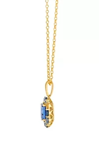 Pendant featuring 1.25 ct. t.w. Blueberry Tanzanite®, 1.2 ct. t.w. Montana Sapphire Ombré™,  set in 14K Honey Gold™