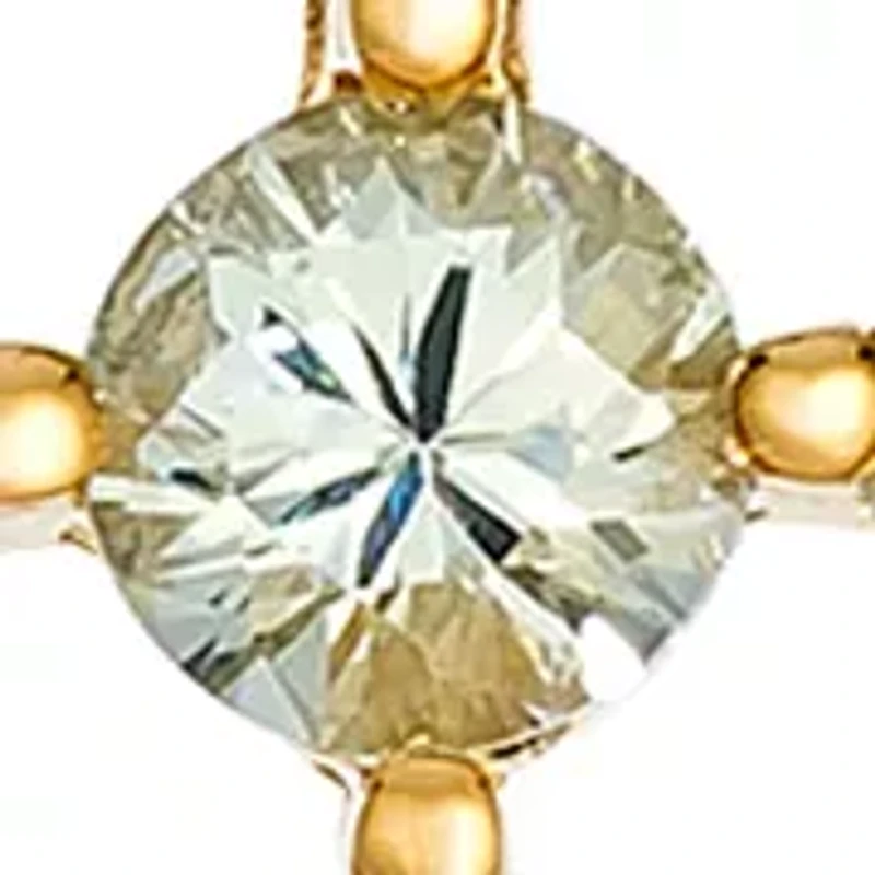 Cross Pendant featuring 1 ct. t.w. Montana Sapphire Ombré™ set in 14K Honey Gold™