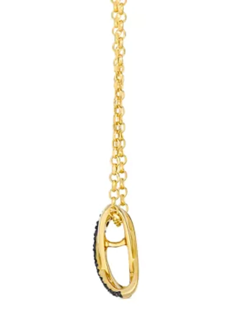 Chocolatier® Pendant Necklace featuring 1/10 ct. t.w. Chocolate Diamonds® set in 14K Honey Gold™