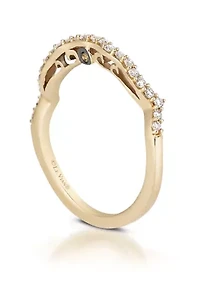 1/5 ct. t.w. Vanilla Diamonds® and Chocolate Diamonds® Band in 14K Honey Gold™