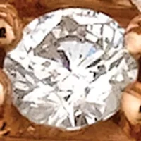 Ring featuring 1 cts. Vanilla Diamonds® set in 14K Strawberry Gold®