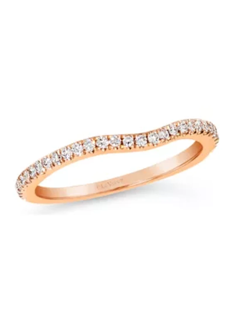 1/5 ct. t.w. Diamond Band in 14K Rose Gold