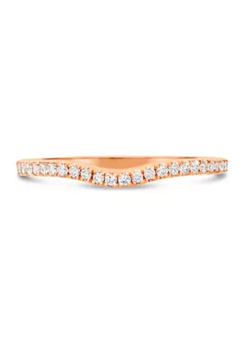 1/5 ct. t.w. Diamond Band in 14K Rose Gold