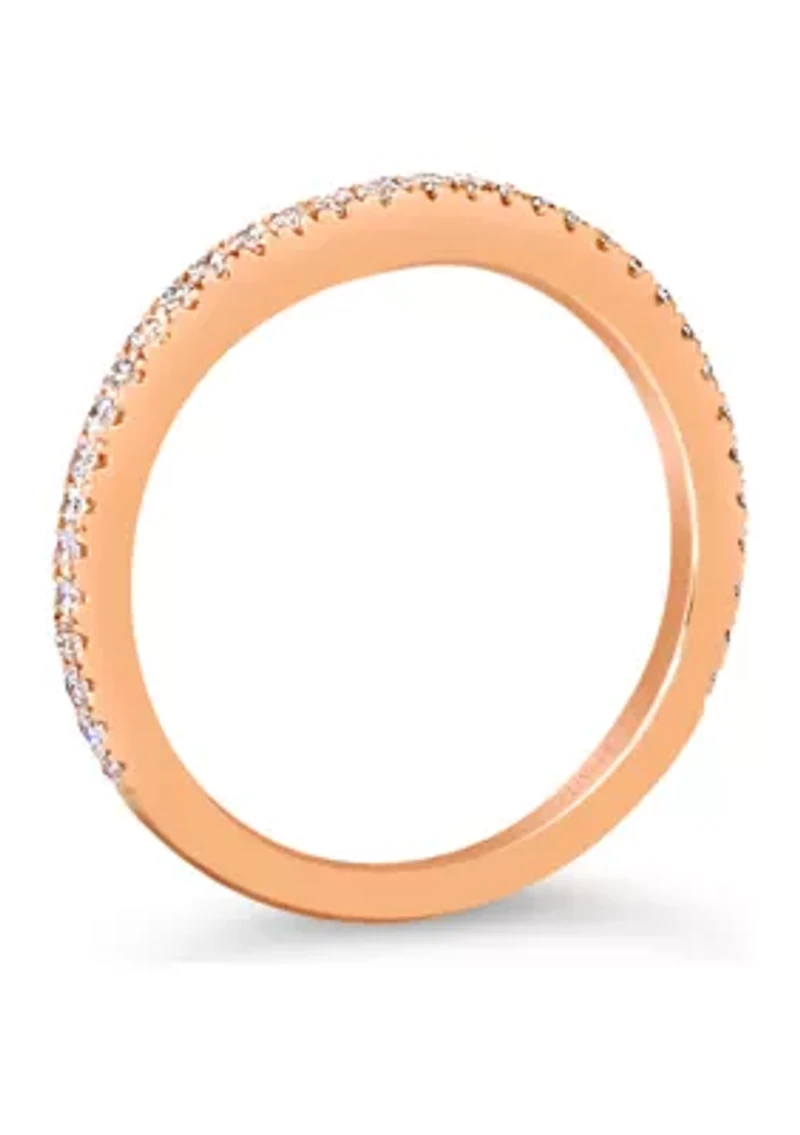 1/5 ct. t.w. Diamond Band in 14K Rose Gold