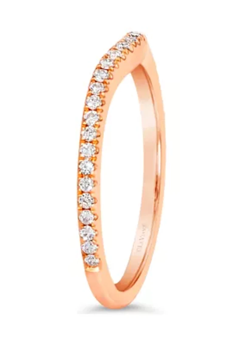 1/5 ct. t.w. Diamond Band in 14K Rose Gold
