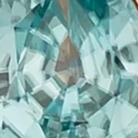 1/4 ct. t.w. Diamond and 1.07 ct. t.w. Blue Zircon Pendant Necklace in 14K Rose Gold