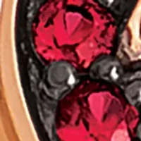 1/8 ct. t.w. Vanilla Diamond® and 1/3 ct. t.w. Garnet Ring in 14K Strawberry Gold® 