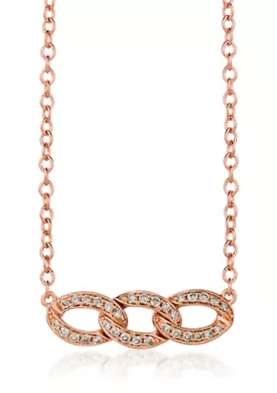 1/4 ct. t.w. Diamond Necklace in 14k Rose Gold