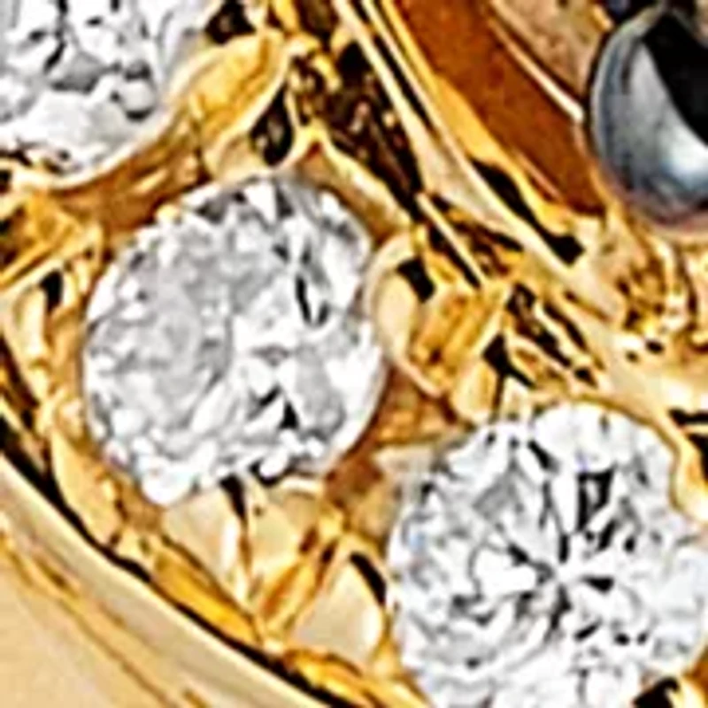 1/3 ct. t.w. Chocolate Diamonds®, 1/4 ct. t.w. Vanilla Diamonds® Ring in 14K Honey Gold™