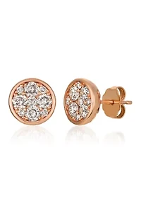 1 ct. t.w. Nude Diamonds™ Earrings in 14K Strawberry Gold®