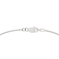 Charles & Colvard 1/10 ct. tw. Lab Created Moissanite One Stone Station Necklace in Sterling Silver