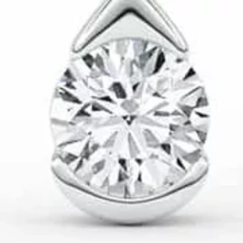 2.00 ct. tw. Lab Created Moissanite Five Stone Drop Earrings in Sterling Silver