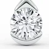 2.00 ct. tw. Lab Created Moissanite Five Stone Drop Earrings in Sterling Silver