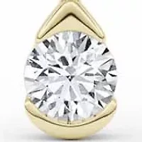 2.00 ct. tw. Lab Created Moissanite Five Stone Drop Earrings in Sterling Silver 14K Vermeil