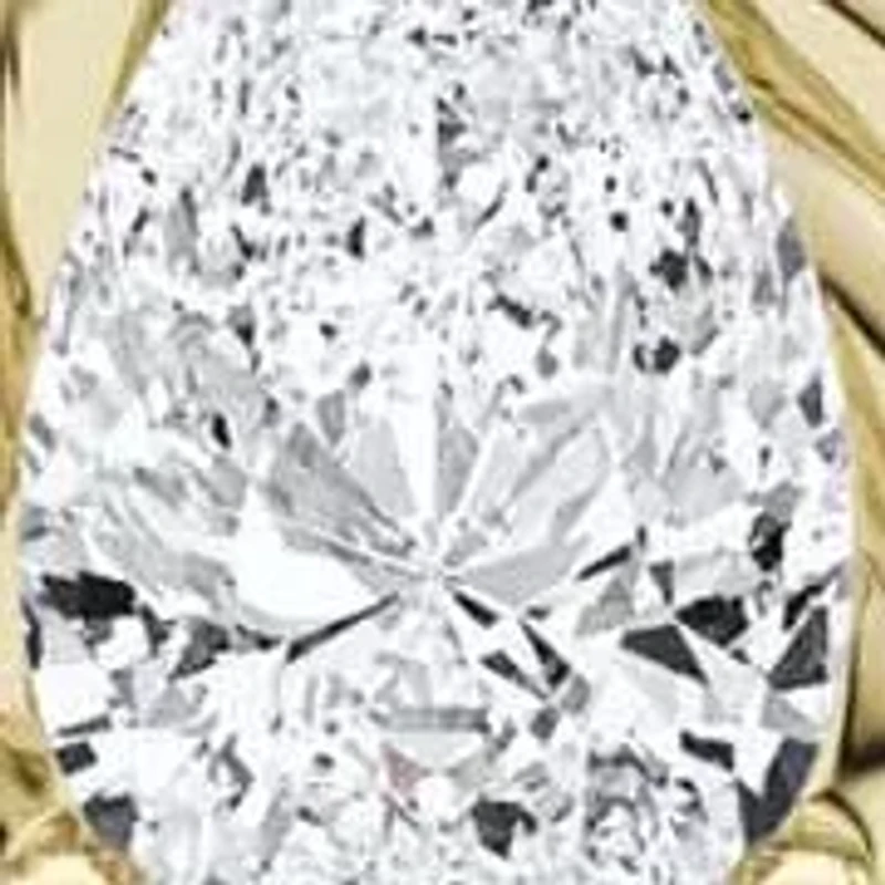 3.00 ct. tw. Lab Created Moissanite Pear Twist Stud Earrings in Sterling Silver 14K Vermeil