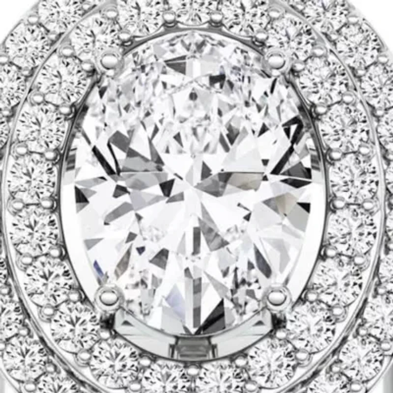1.74 ct. tw. Lab Created Moissanite Cushion Geometric Stud Earrings in Sterling Silver