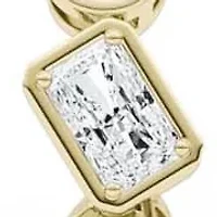 1.74 ct. tw. Lab Created Moissanite Cushion Geometric Stud Earrings in Sterling Silver 14K Vermeil