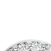 0.54 ct. tw. Lab Created Moissanite Pear Heart Pendant Necklace in Sterling Silver