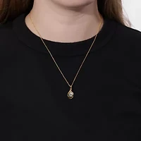 1.50 ct. tw. Lab Created Moissanite Pear Solitaire Pendant Necklace in Sterling Silver 14K Vermeil