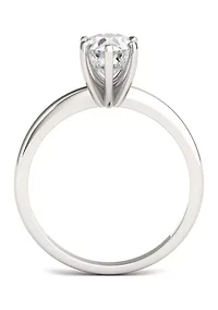 1.5 ct. t.w. Moissanite Pear Solitaire Ring 14K White Gold