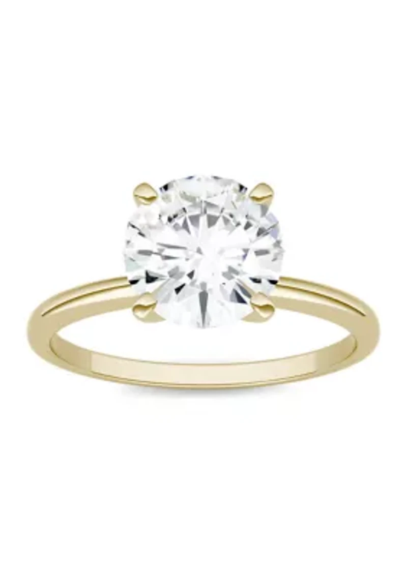 1.9 ct. t.w. Moissanite Solitaire Ring 14K Yellow Gold