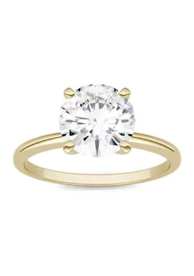 1.9 ct. t.w. Moissanite Solitaire Ring 14K Yellow Gold