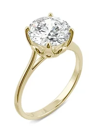 2.7 ct. t.w. Moissanite Solitaire Ring 14K Yellow Gold
