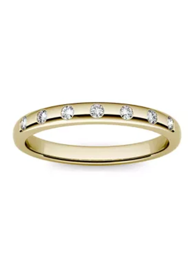 1/10 ct. t.w. Moissanite Stackable Band 14K Yellow Gold