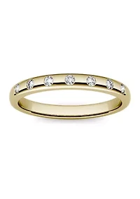 1/10 ct. t.w. Moissanite Stackable Band 14K Yellow Gold