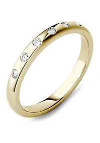 1/10 ct. t.w. Moissanite Stackable Band 14K Yellow Gold