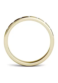 1/10 ct. t.w. Moissanite Stackable Band 14K Yellow Gold