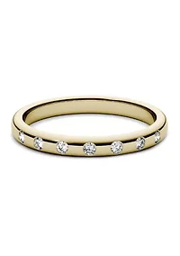 1/10 ct. t.w. Moissanite Stackable Band 14K Yellow Gold