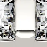 1/2 ct. t.w. Moissanite Baguette Stackable Band 14K White Gold