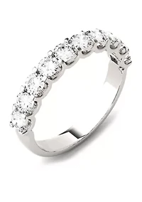1 ct. t.w. Moissanite Anniversary Band 14K White Gold
