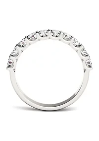 1 ct. t.w. Moissanite Anniversary Band 14K White Gold