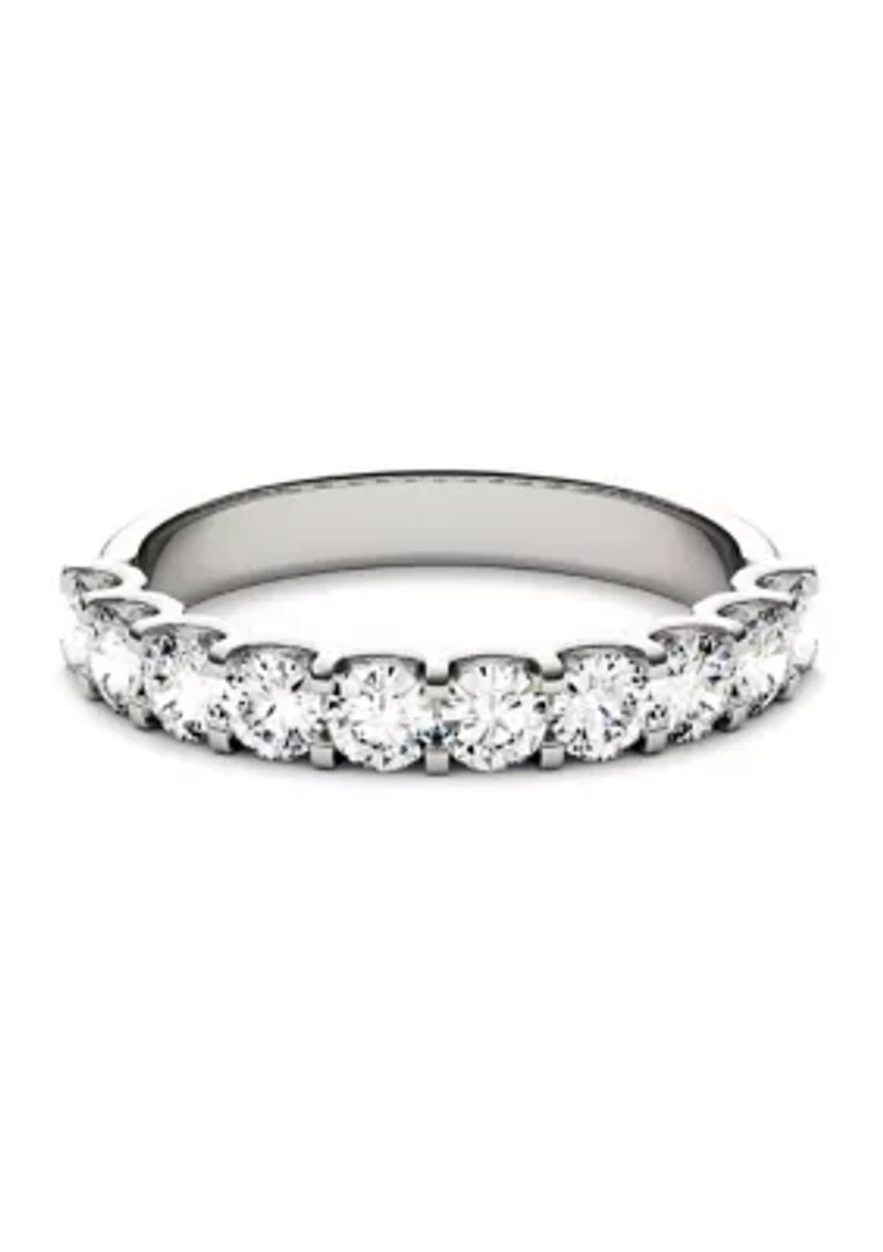 1 ct. t.w. Moissanite Anniversary Band 14K White Gold