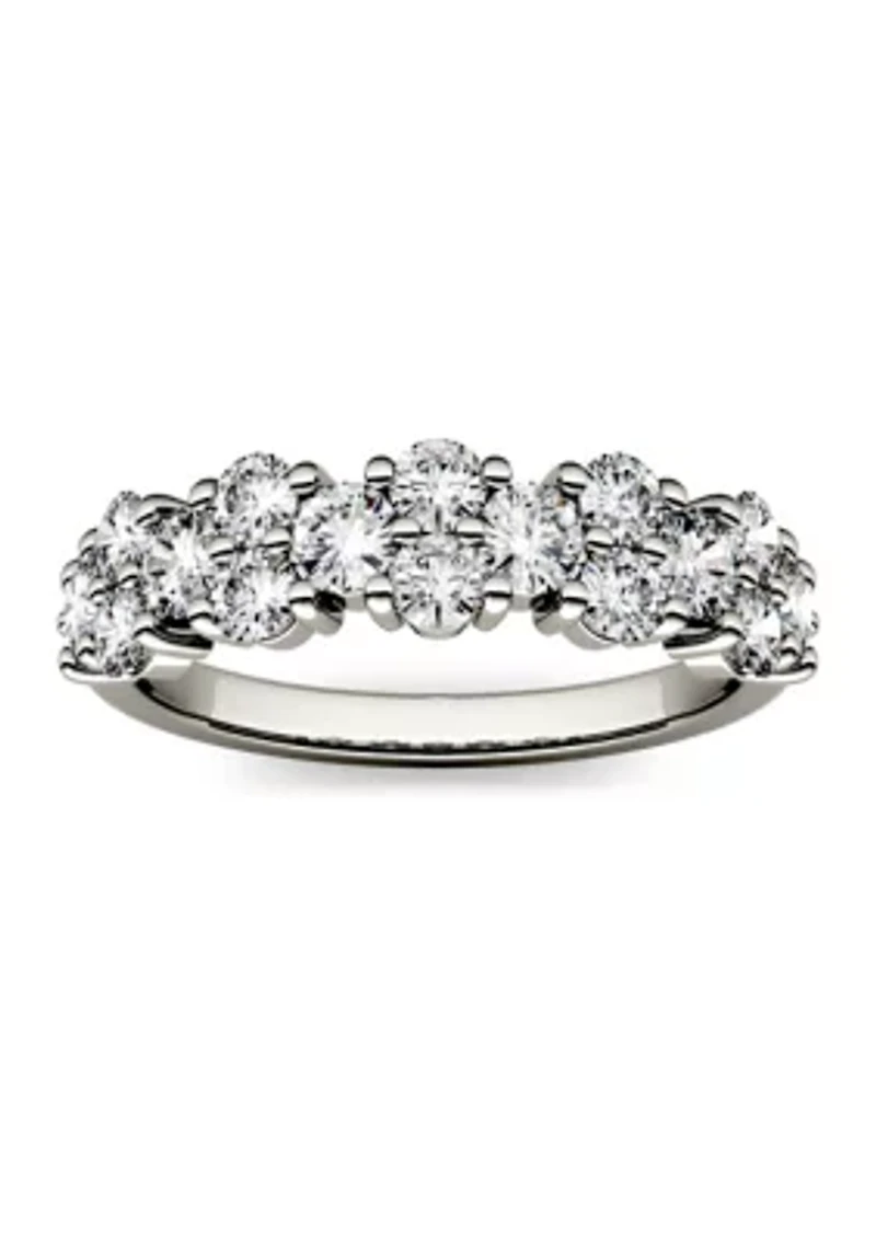 1.2 ct. t.w. Moissanite Stackable Band 14K White Gold