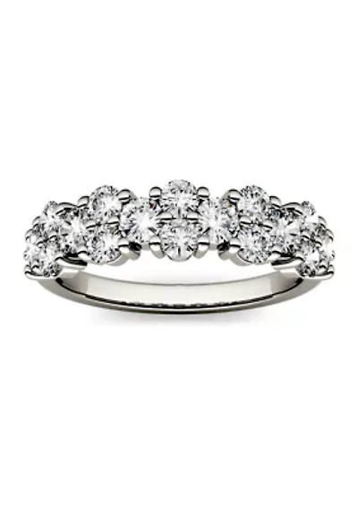 1.2 ct. t.w. Moissanite Stackable Band 14K White Gold