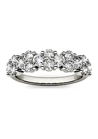 1.2 ct. t.w. Moissanite Stackable Band 14K White Gold
