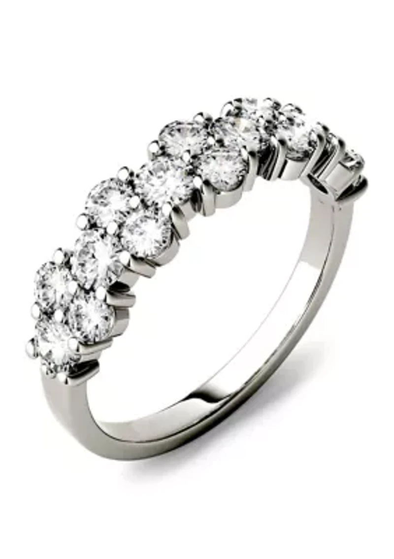 1.2 ct. t.w. Moissanite Stackable Band 14K White Gold