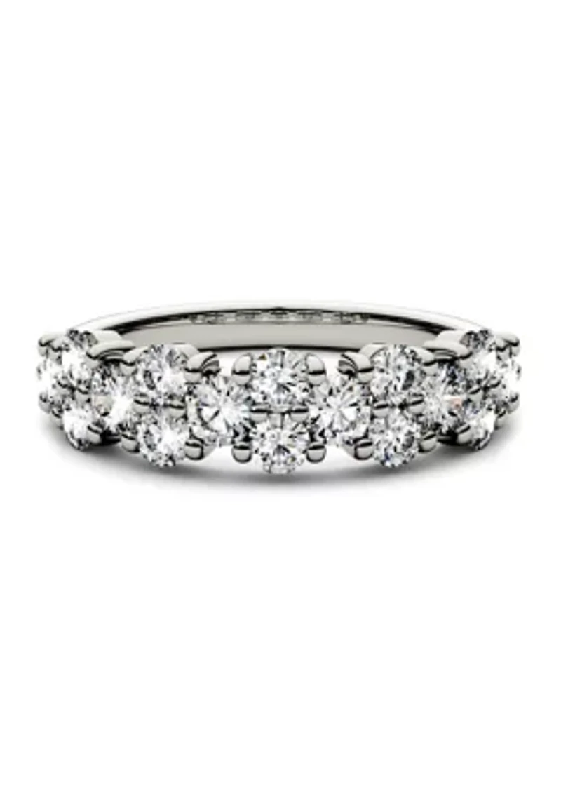1.2 ct. t.w. Moissanite Stackable Band 14K White Gold