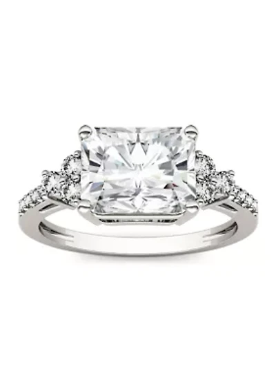 2.9 ct. t.w. Lab Created Moissanite Radiant Engagement Ring 14K White Gold