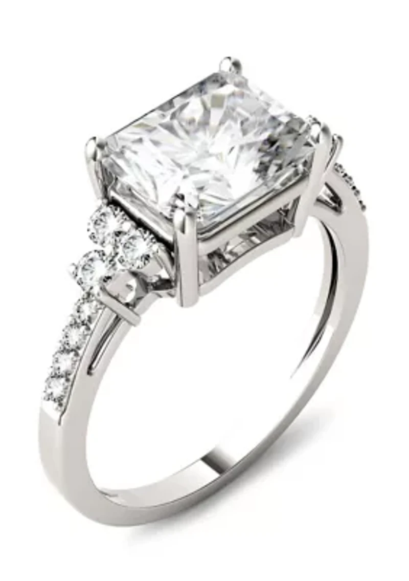 2.9 ct. t.w. Lab Created Moissanite Radiant Engagement Ring 14K White Gold
