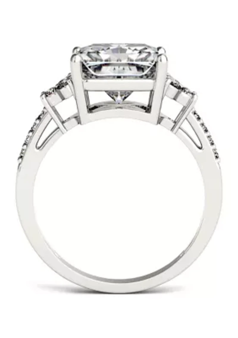 2.9 ct. t.w. Lab Created Moissanite Radiant Engagement Ring 14K White Gold