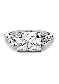 2.9 ct. t.w. Lab Created Moissanite Radiant Engagement Ring 14K White Gold
