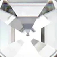 1.3 ct. t.w. Lab Created Moissanite Asscher Solitaire Ring 14K White Gold